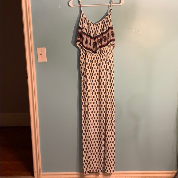 American Eagle Paisley Maxi Dress w/ Open Back - Picture 2 of 3
